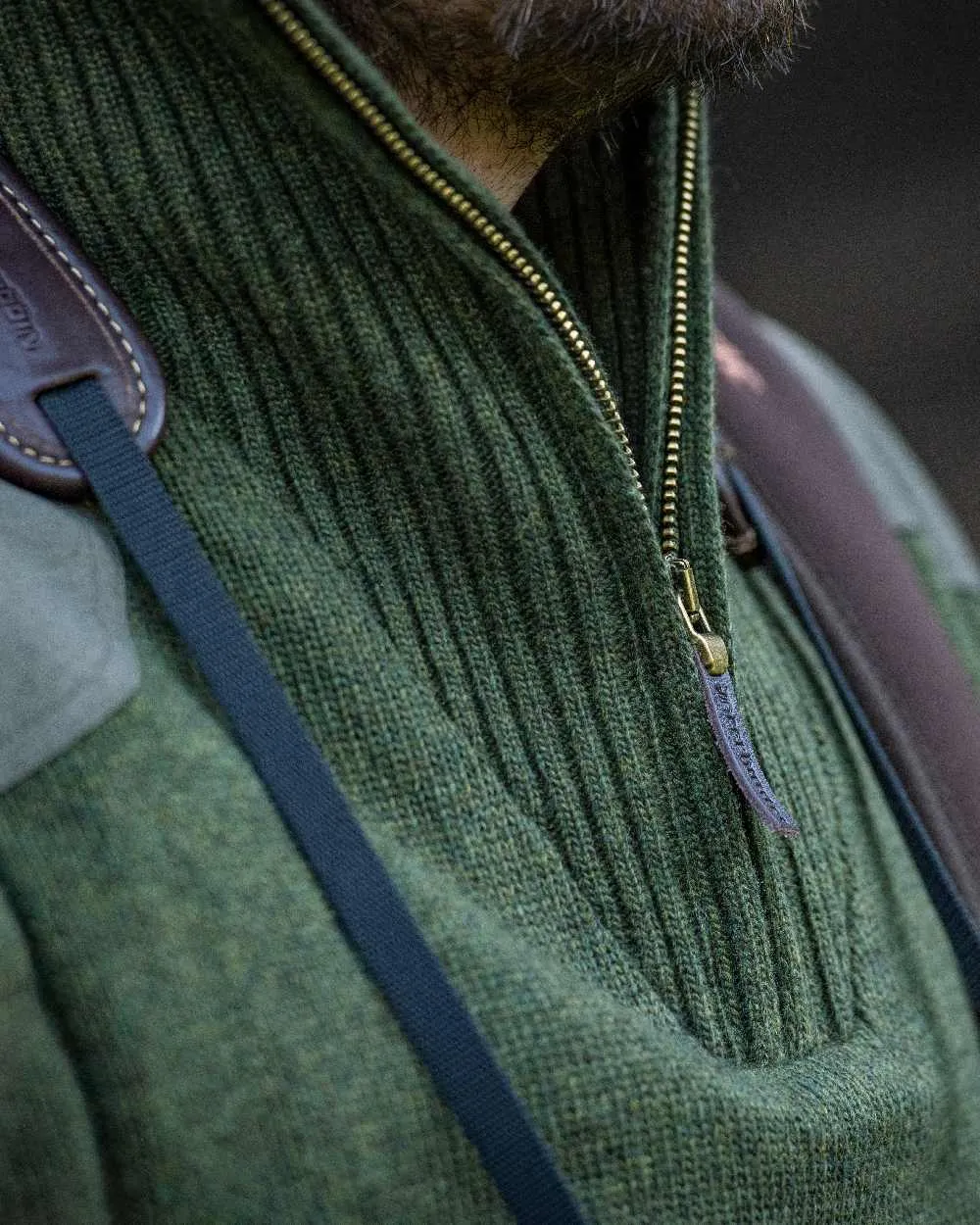 Deerhunter Carlisle Knit with Stormliner Zip Neck Sweater