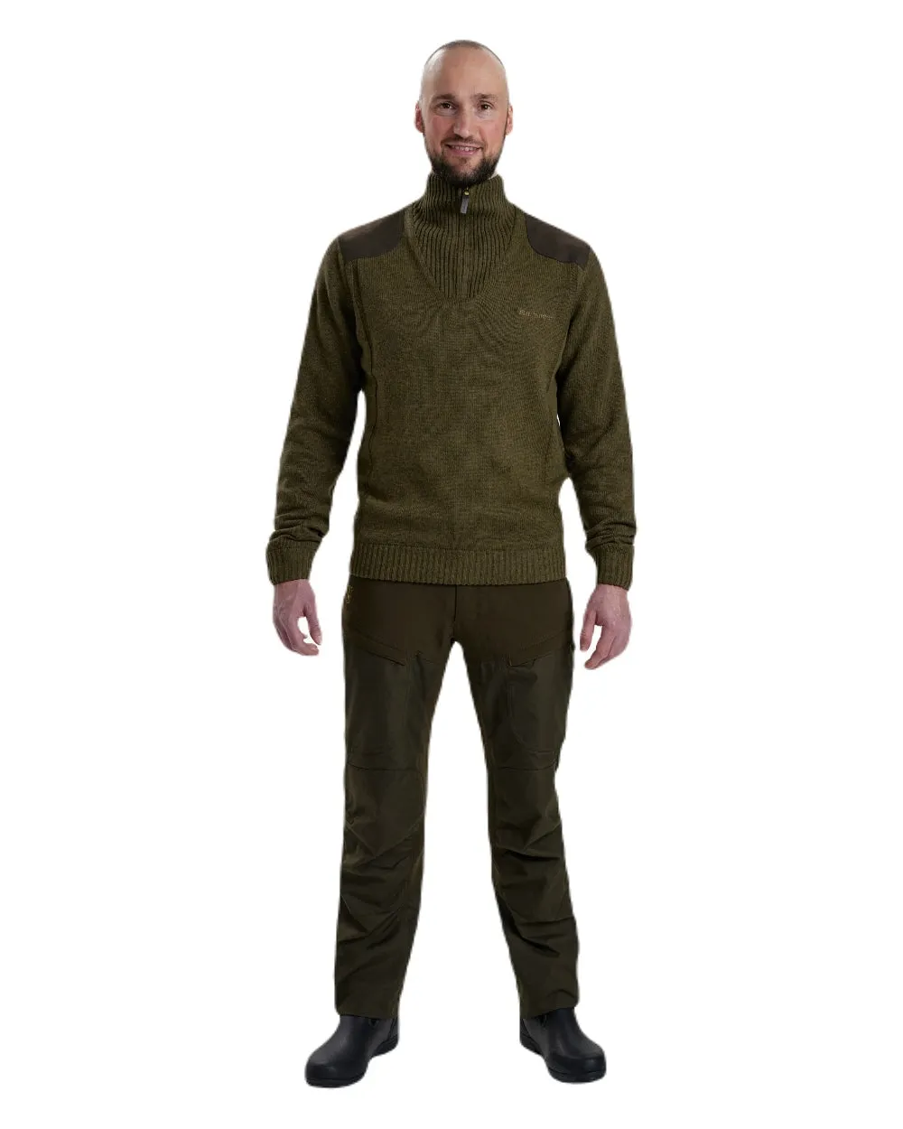 Deerhunter Carlisle Knit with Stormliner Zip Neck Sweater