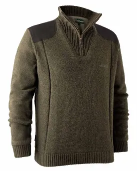 Deerhunter Carlisle Knit with Stormliner Zip Neck Sweater