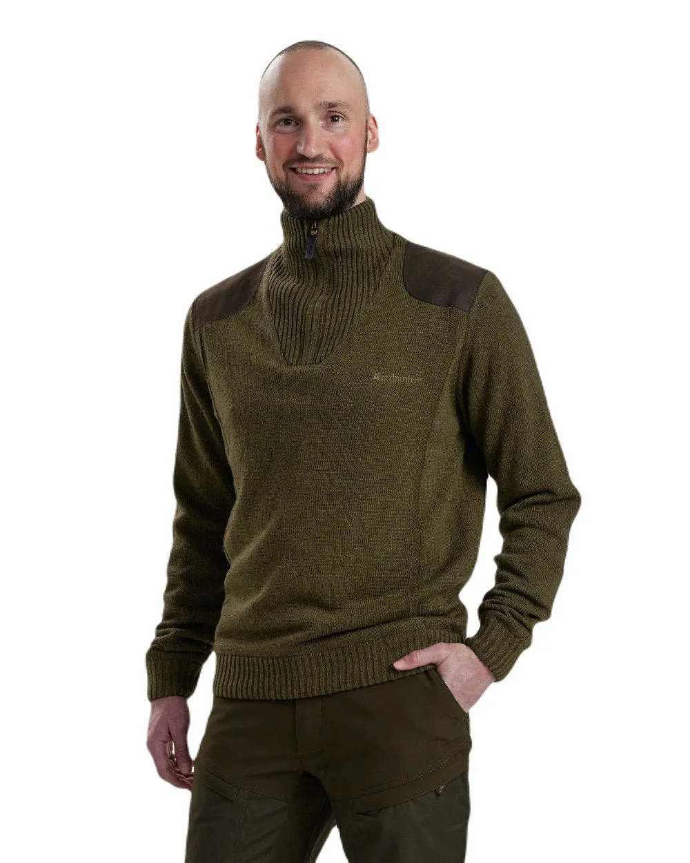 Deerhunter Carlisle Knit with Stormliner Zip Neck Sweater