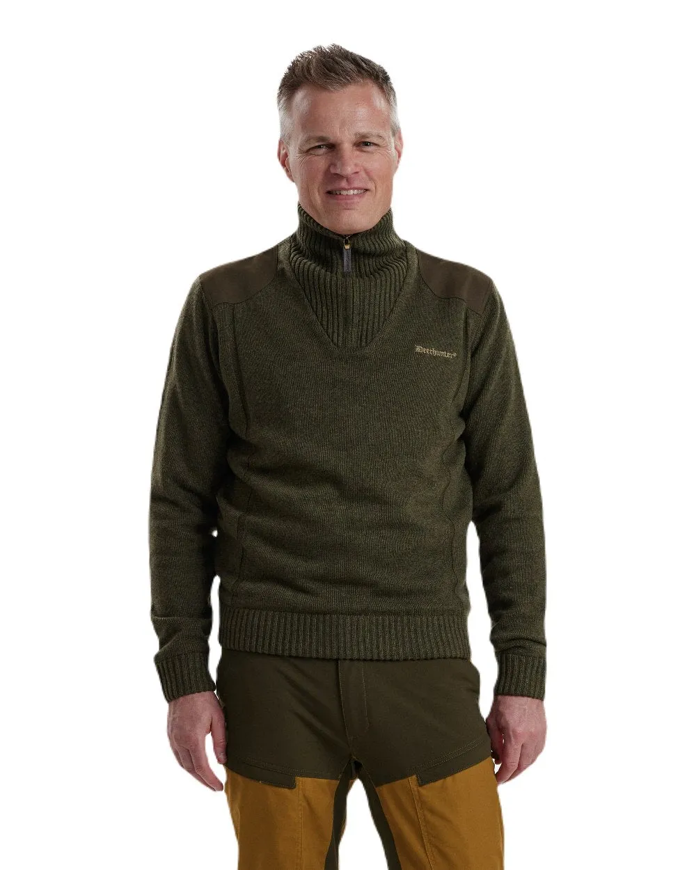 Deerhunter Carlisle Knit with Stormliner Zip Neck Sweater