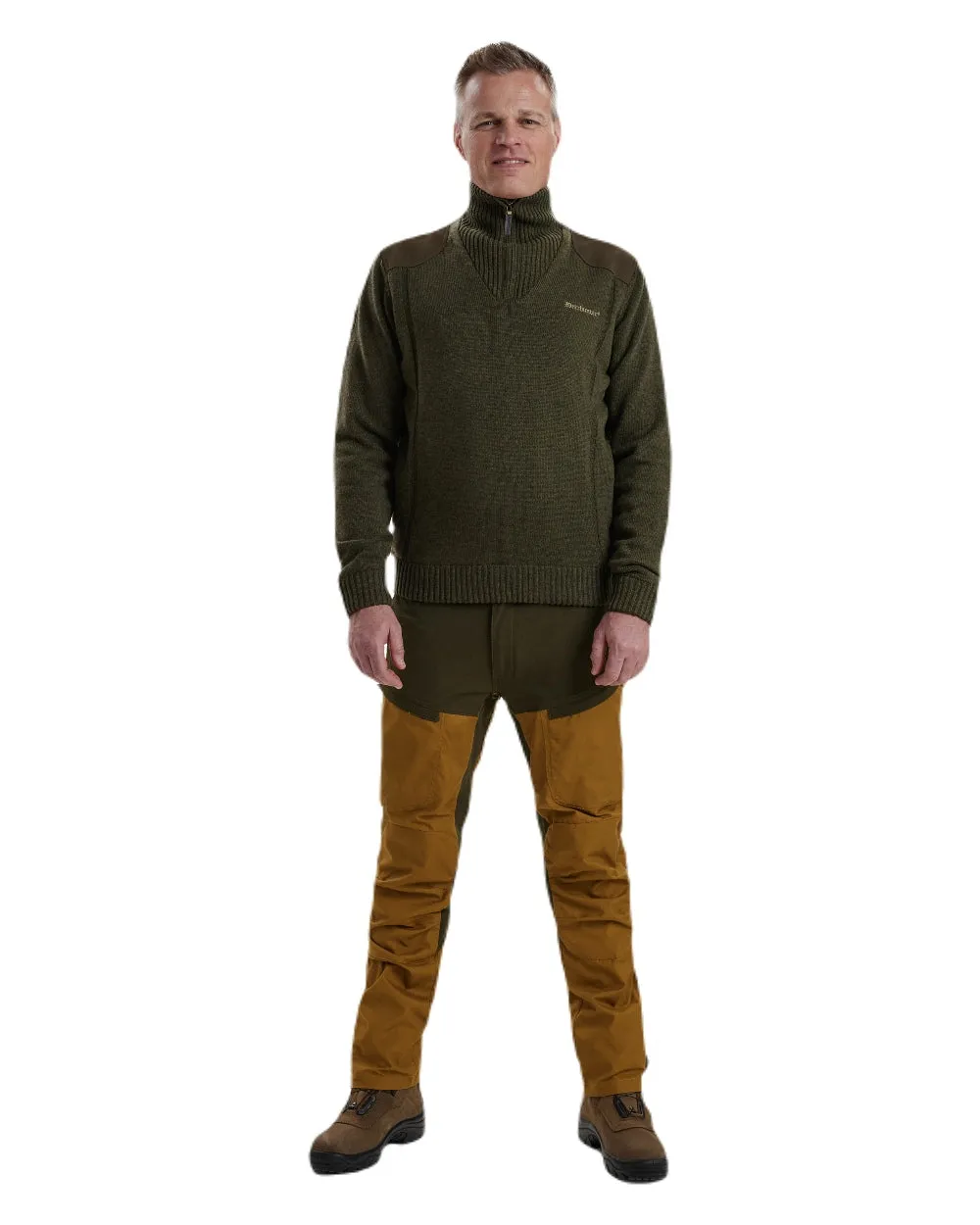 Deerhunter Carlisle Knit with Stormliner Zip Neck Sweater