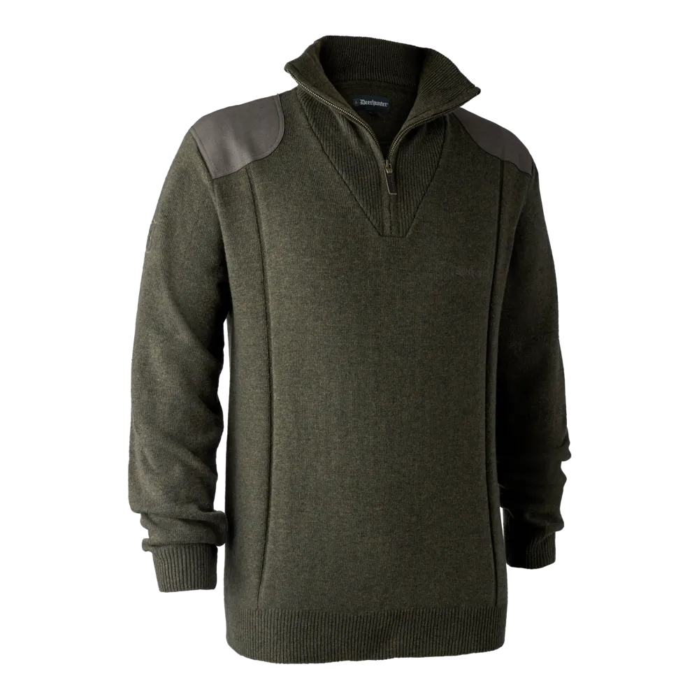 Deerhunter Sheffield Knit With Zip Neck