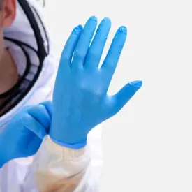 Disposable Safety Nitrile Gloves for working with Beekeeping Chemicals (100 pack)
