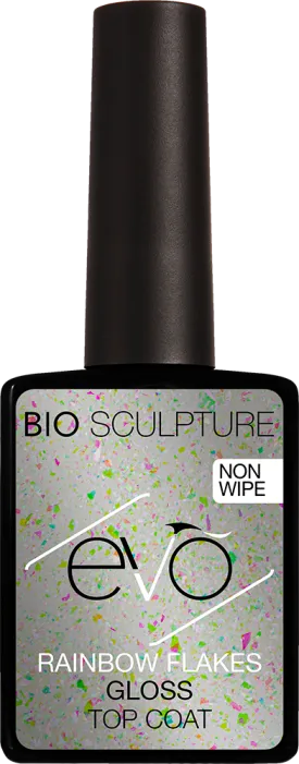 EVO Rainbow Flakes Gloss Top Coat