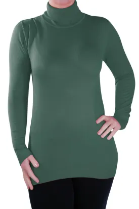 Fine Knit Polo Neck Pullover