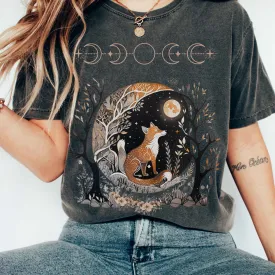 Fox goblincore shirt witchy whimsigoth t-shirt