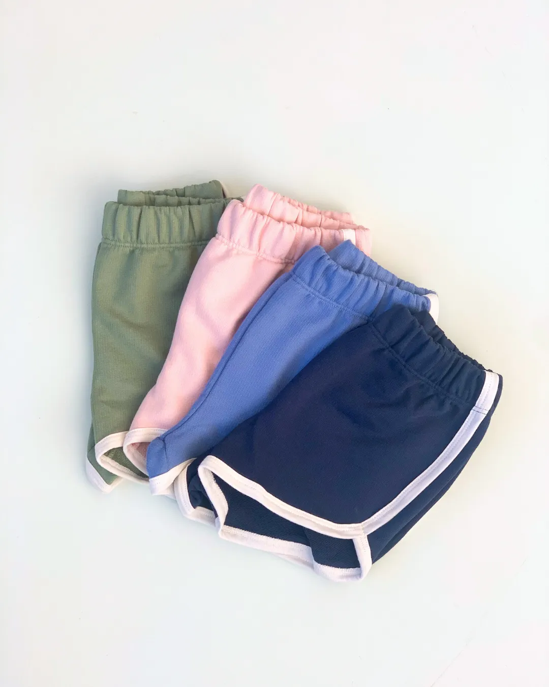 French Terry Shorts, Solid Pink