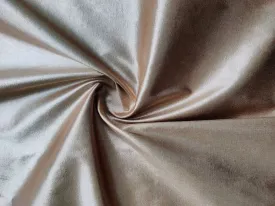 Golden Plain Metallic Brocade Fabric