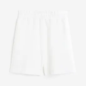 H&M Linen-blend Pull-on shorts, white