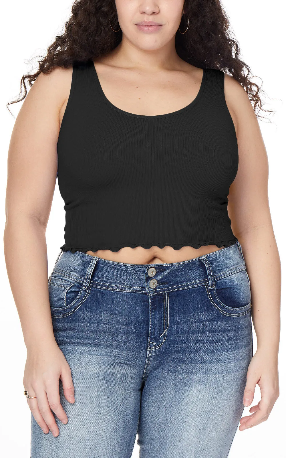 InstaSmooth® Lizzie Seamless Rib Scoop Tank 2 Pack
