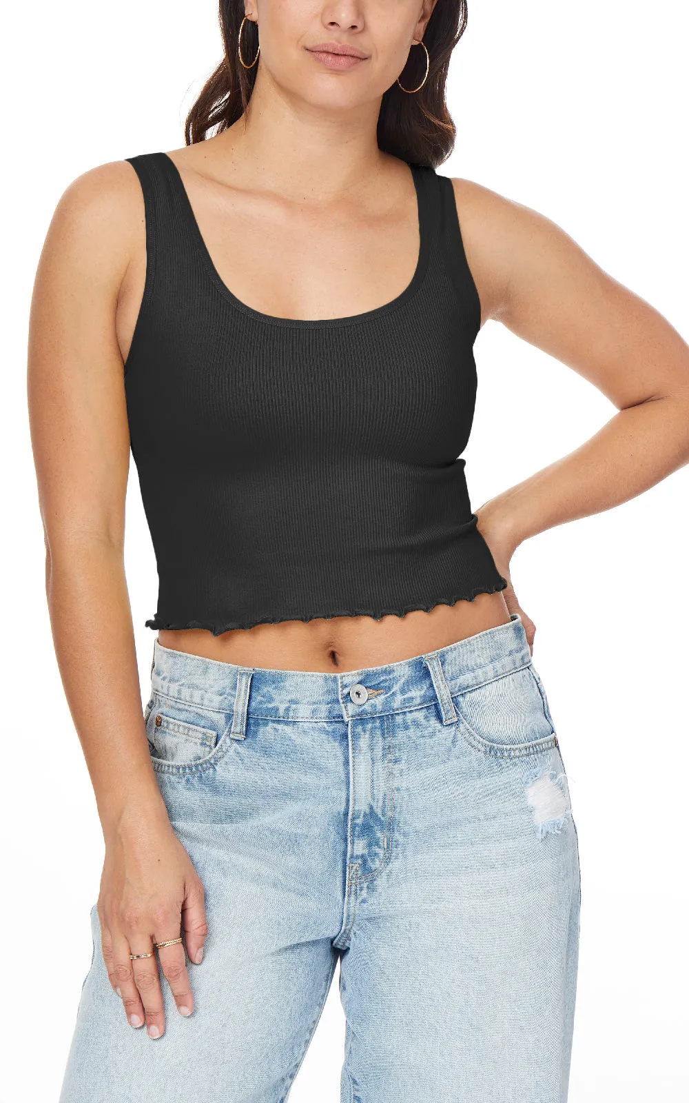 InstaSmooth® Lizzie Seamless Rib Scoop Tank 2 Pack