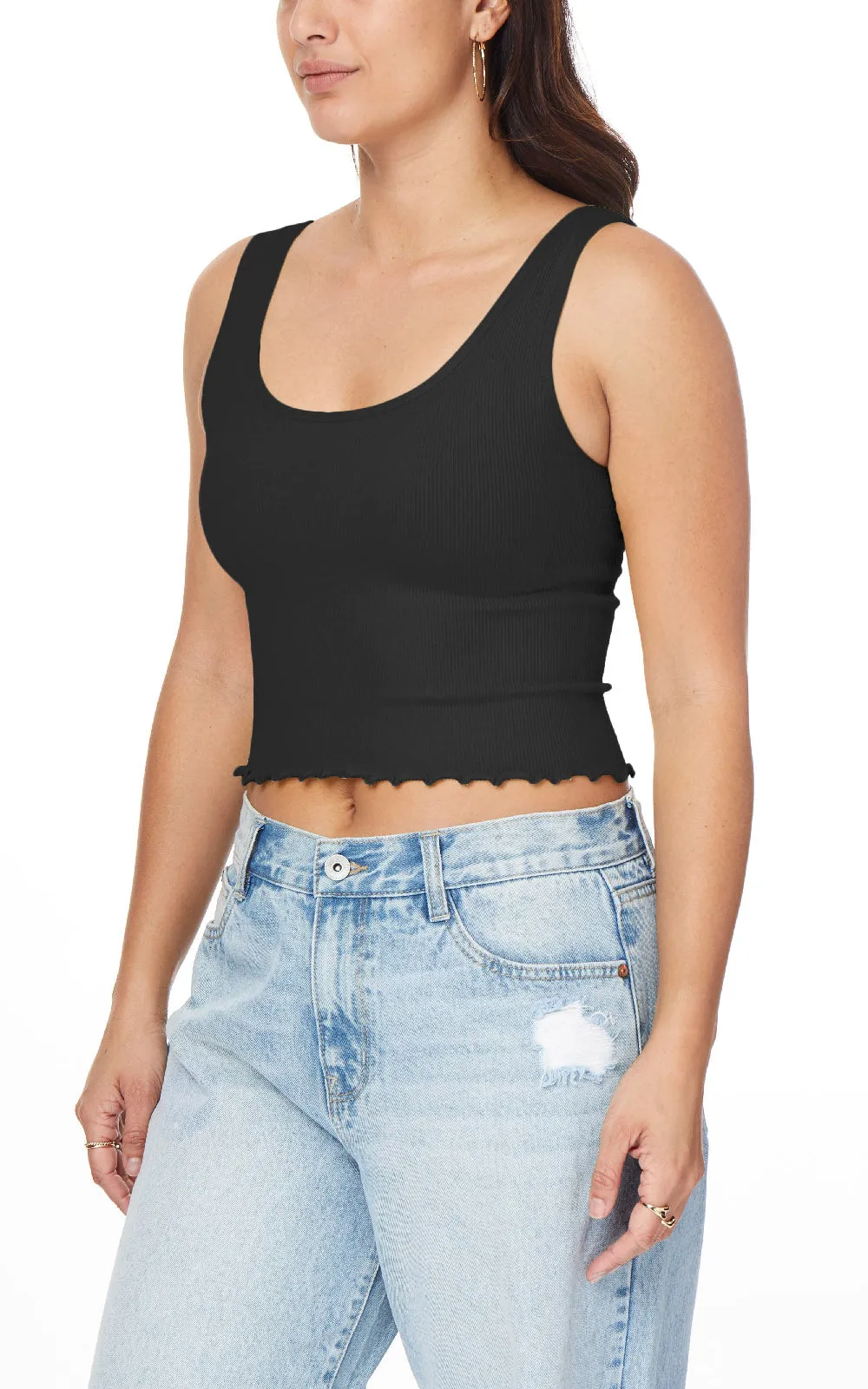 InstaSmooth® Lizzie Seamless Rib Scoop Tank 2 Pack