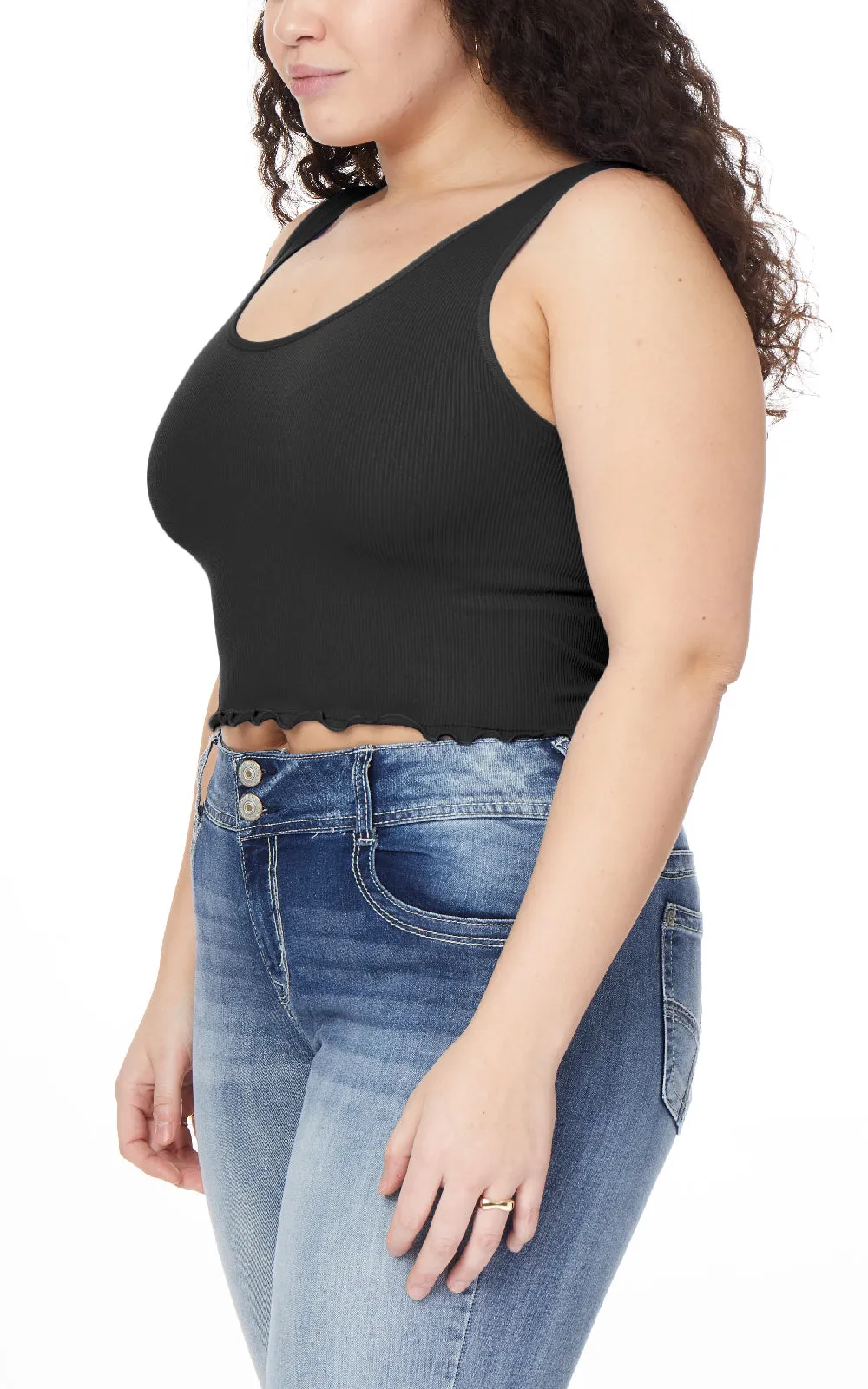 InstaSmooth® Lizzie Seamless Rib Scoop Tank 2 Pack