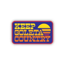 Keep Goleta Country Sticker