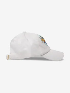 Kids Oasis Embroidered Cap in White