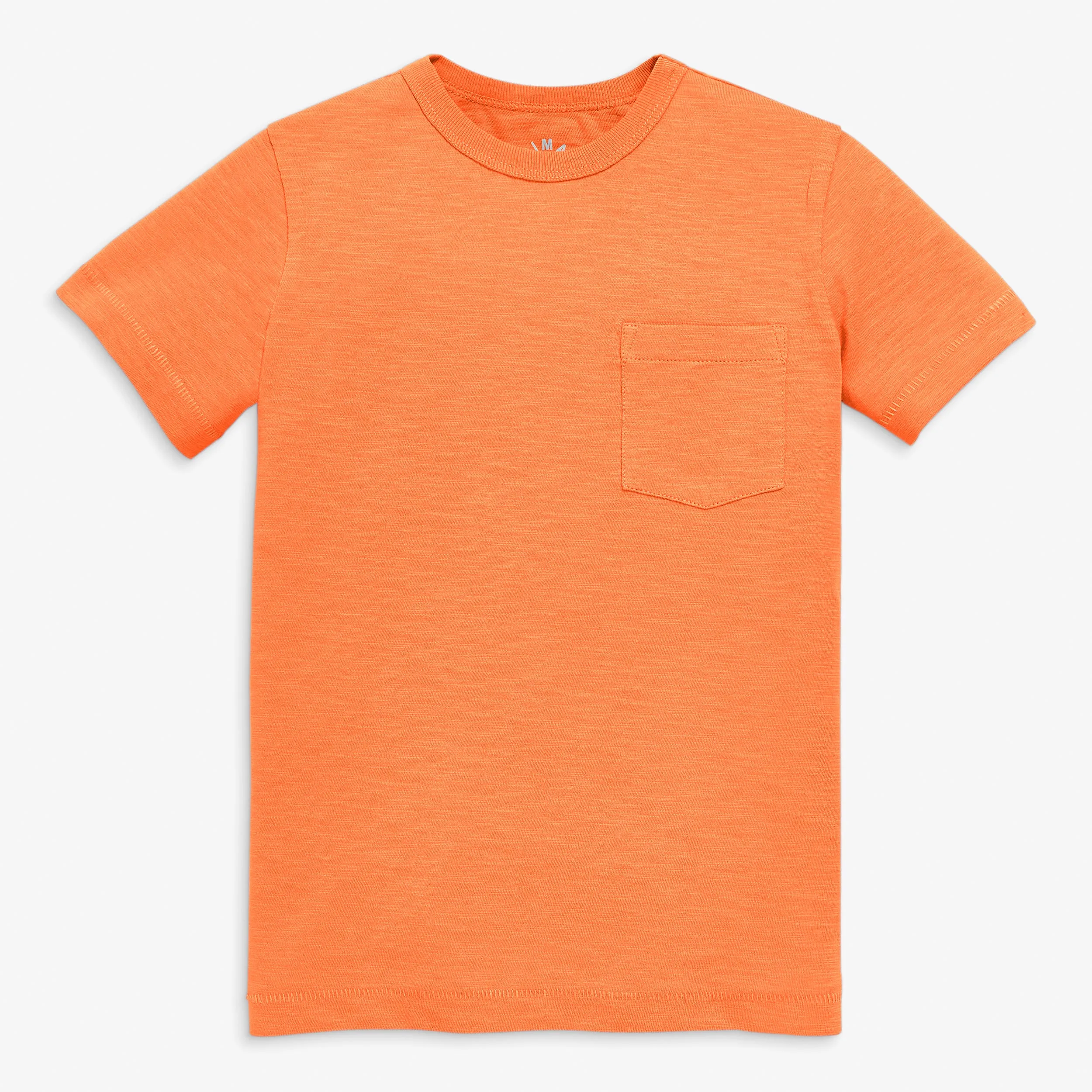 Kids pocket tee in seasonal colors