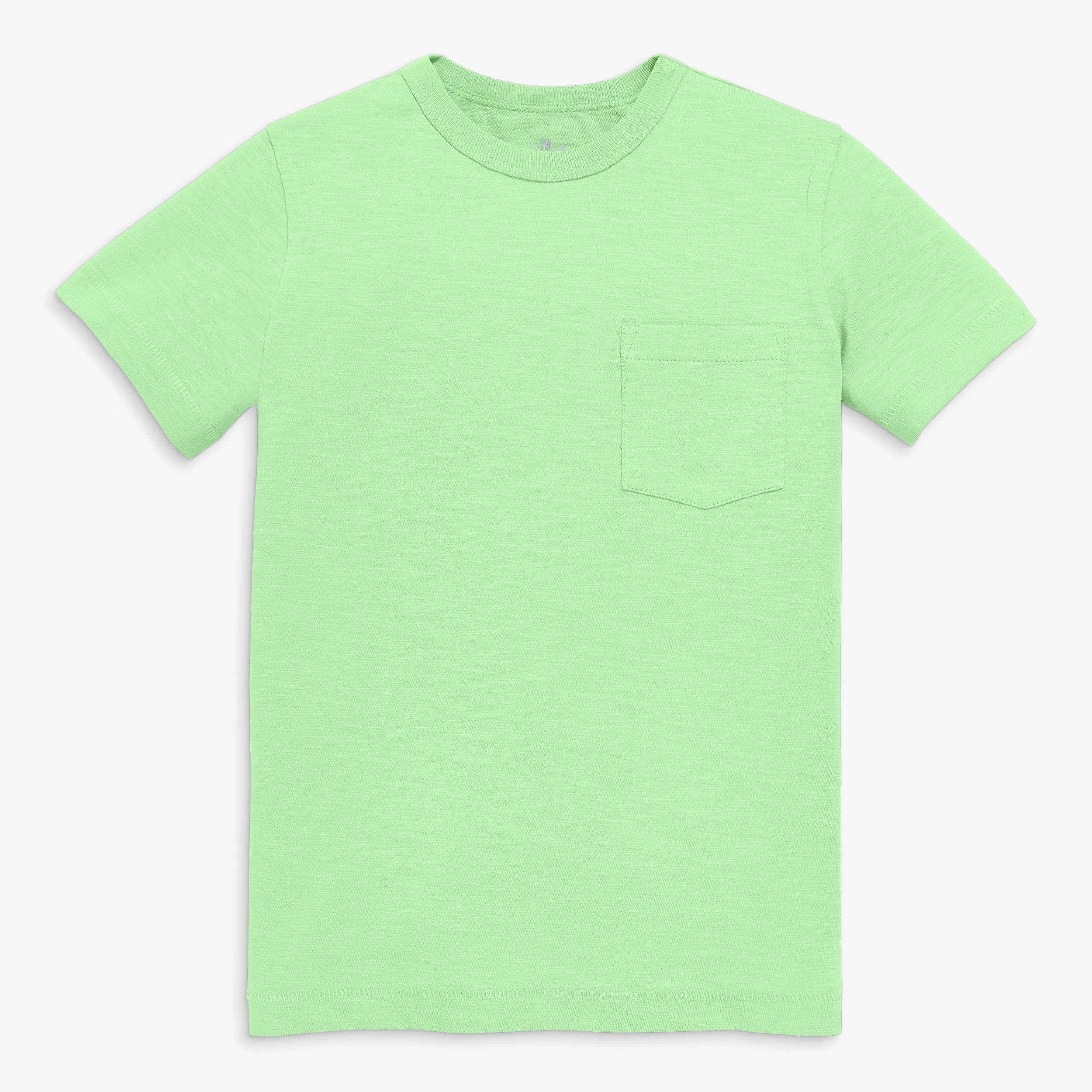 Kids pocket tee in seasonal colors