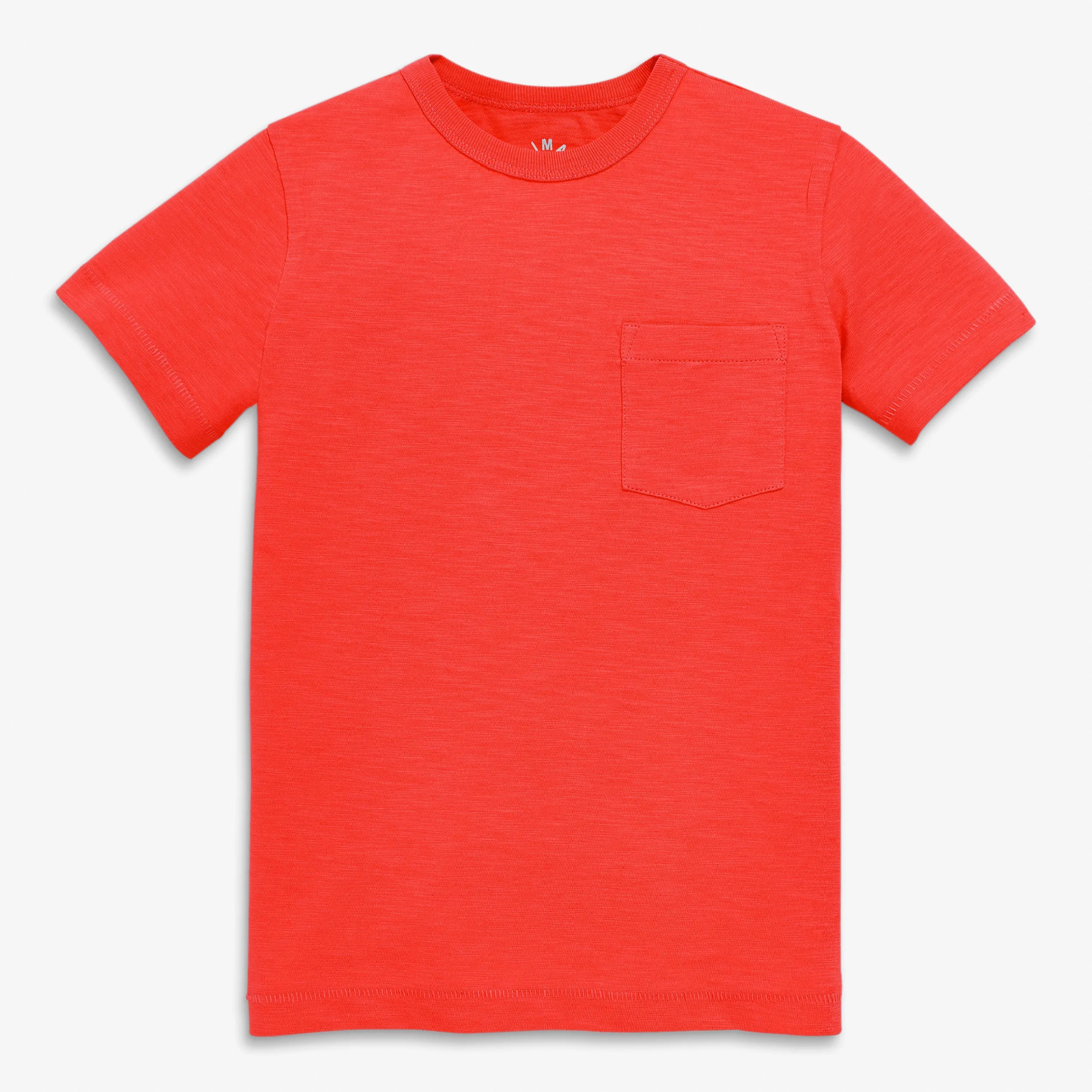 Kids pocket tee in seasonal colors
