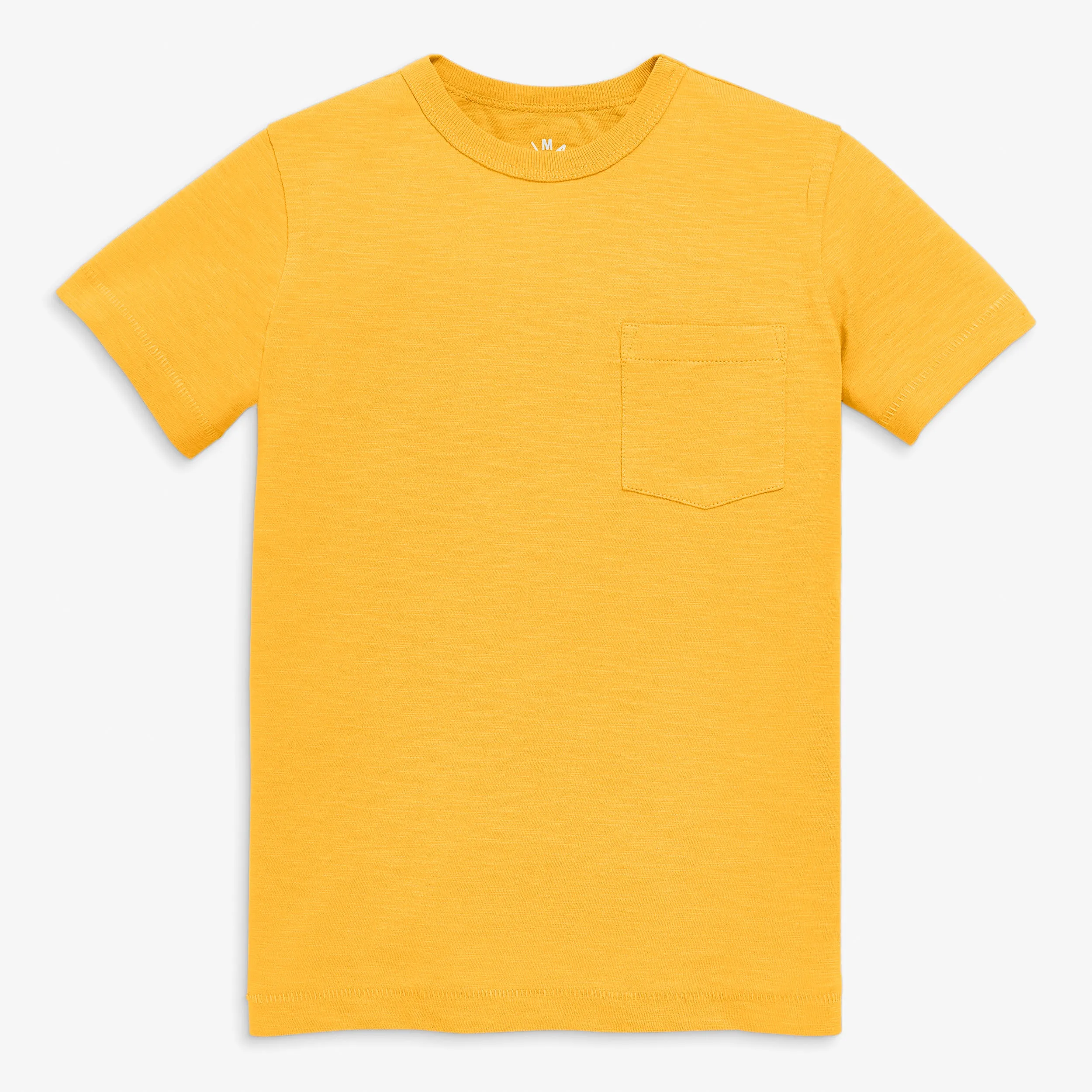 Kids pocket tee in seasonal colors