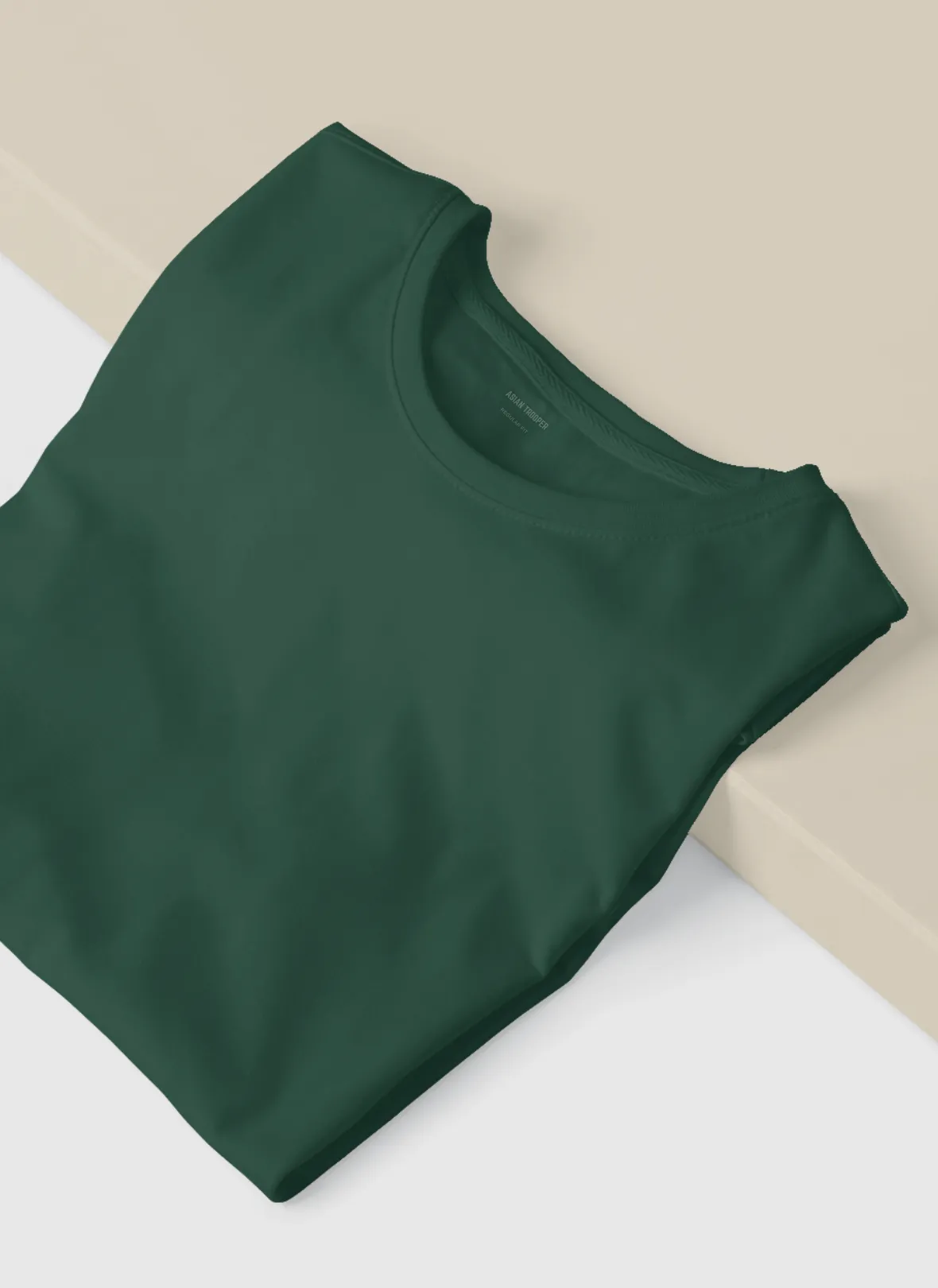 Leaf Green Regular Fit T-Shirt