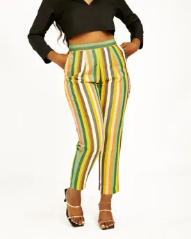 Lerato Aso Oke Trouser and Top Set