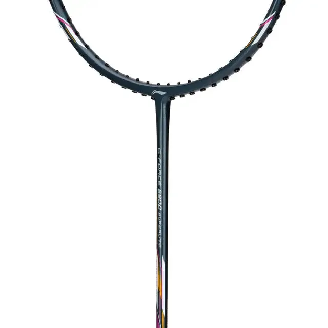 Li-Ning GForce 5900 Superlite Badminton Racket - Grey/Silver/Pink