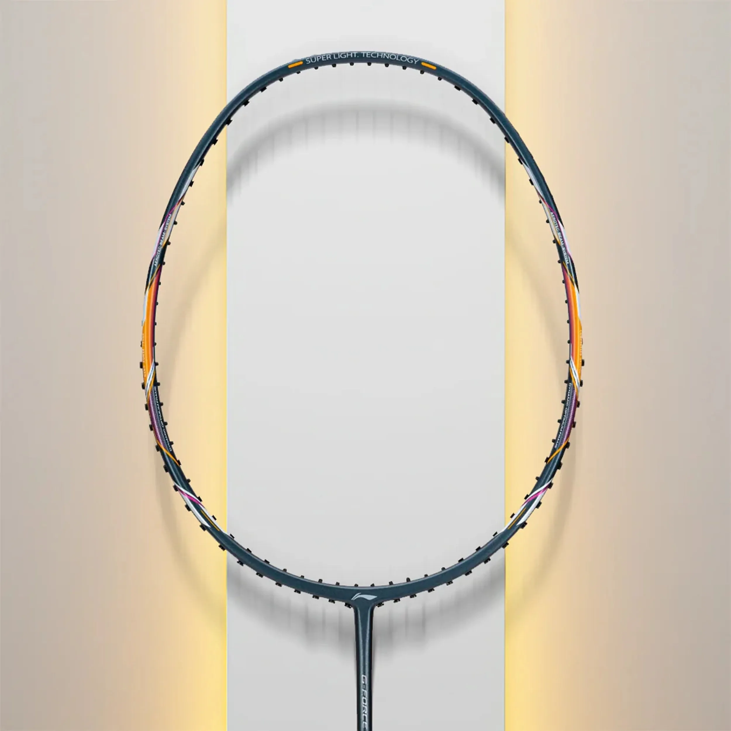 Li-Ning GForce 5900 Superlite Badminton Racket - Grey/Silver/Pink