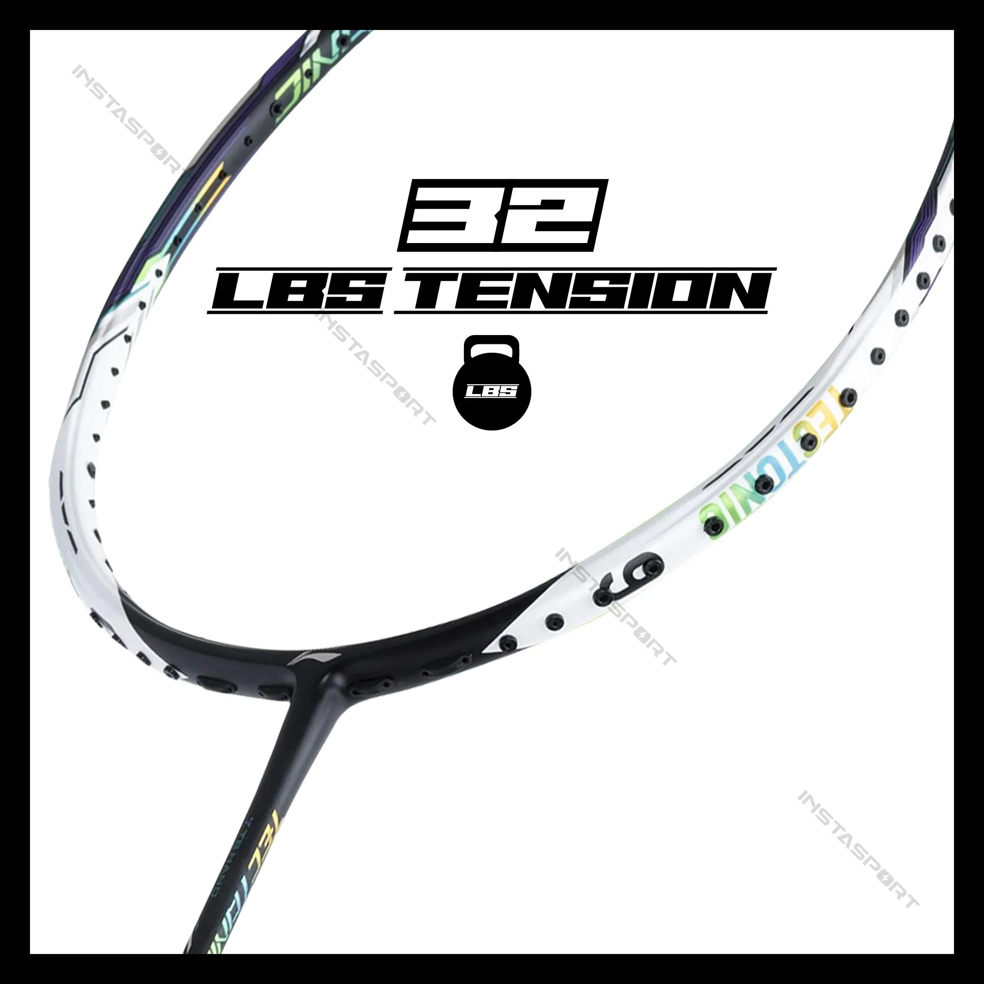 Li-Ning Tectonic 9 Unstrung Badminton Racket (3U/ 88 gms)