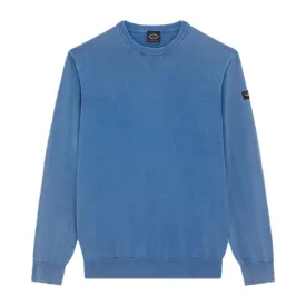 Light Blue Pima Cotton Crewneck Sweatshirt
