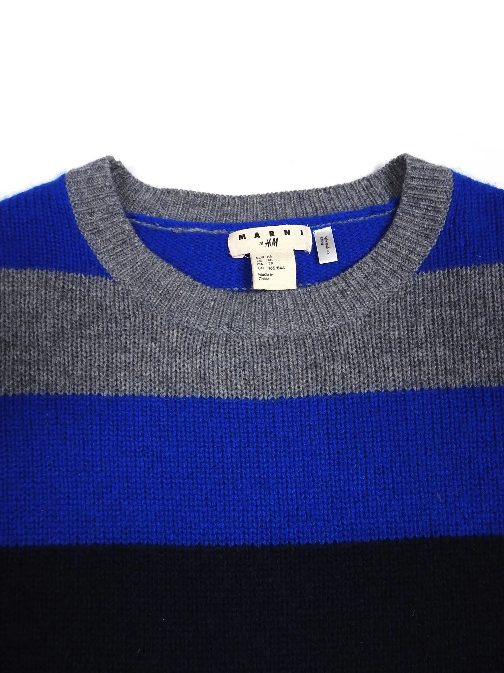 Marni x H&M Striped Cashmere Knit Size XS
