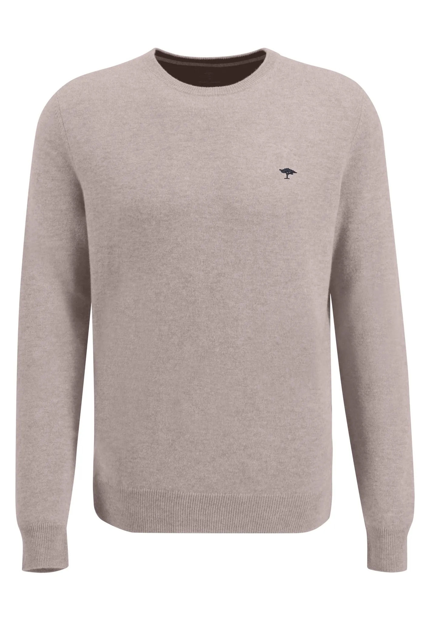 Merino Cashmere Crew Neck Pullover