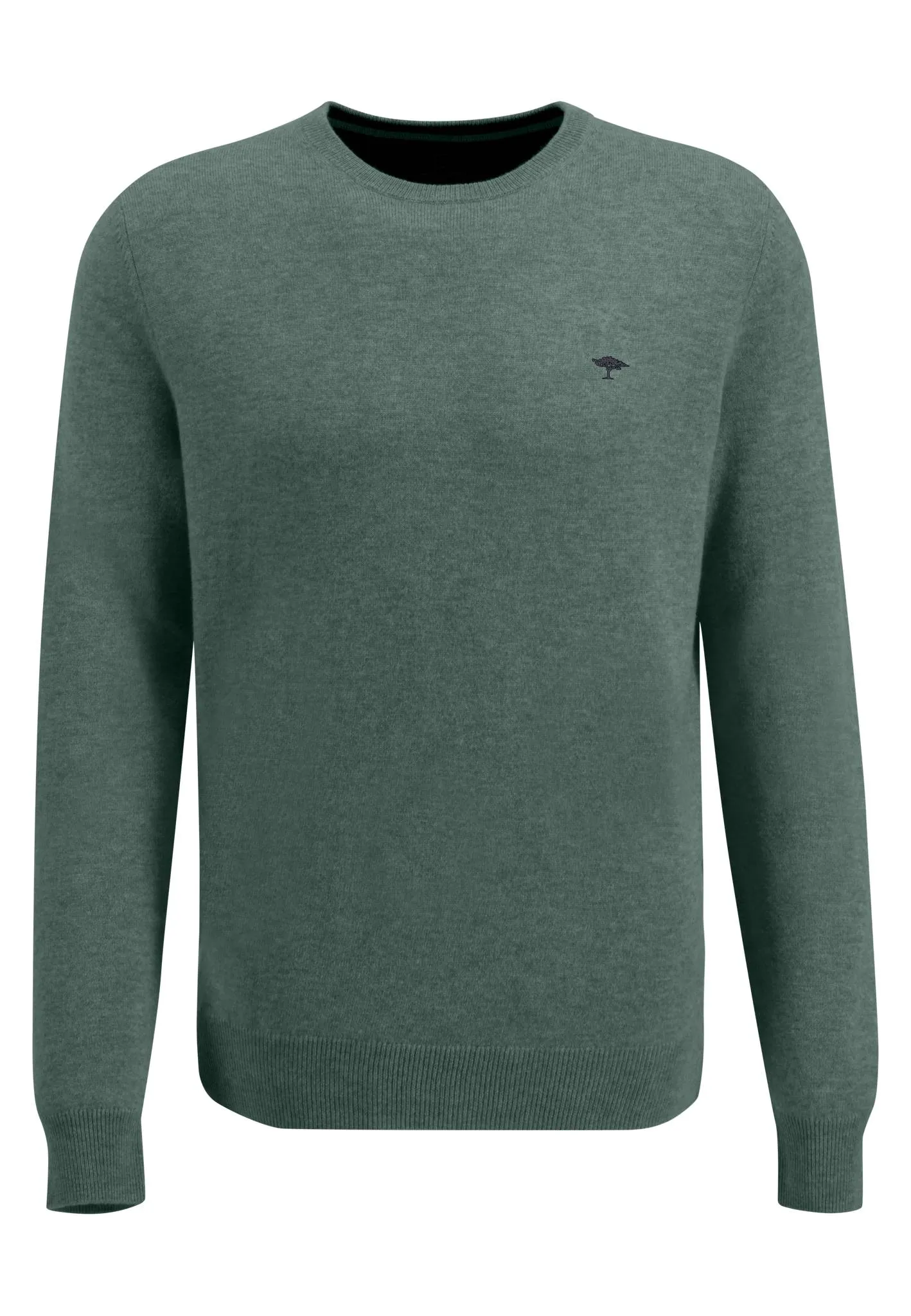 Merino Cashmere Crew Neck Pullover
