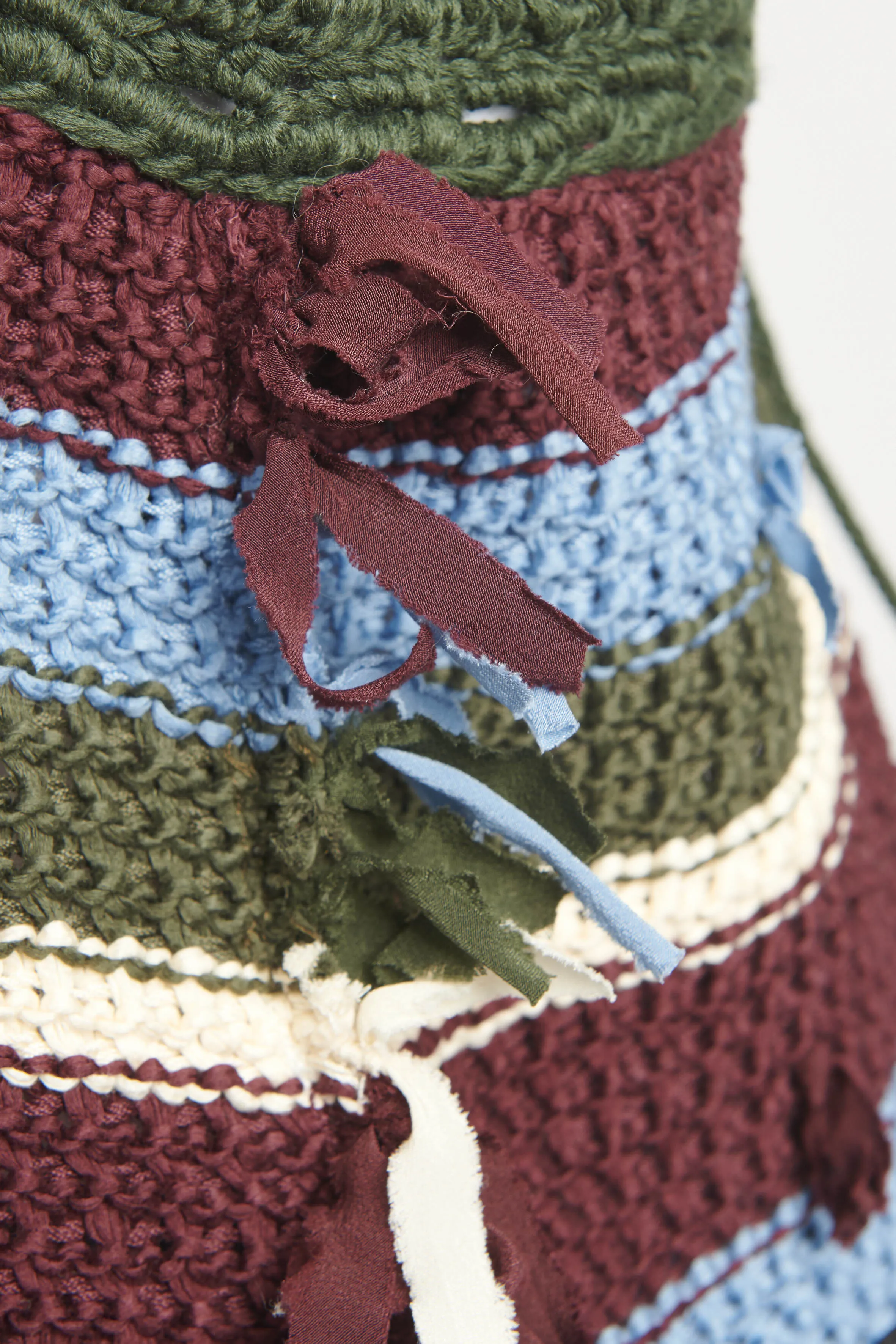 Multicolour Crochet Knit Preowned Tank Top