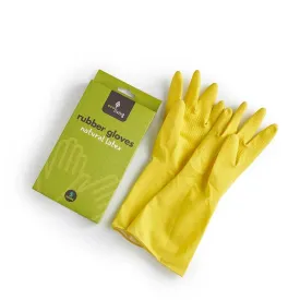 Natural Latex Rubber Gloves - Yellow