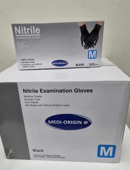 Nitrile Powder Free Gloves (Medium) x10