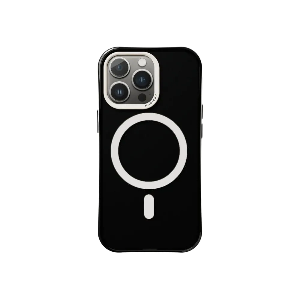 NUDIENT iPhone 13 Pro - Form MagSafe Case - Clear Black