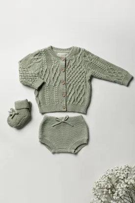 Organic Cotton Classic Baby Bundle - Sage