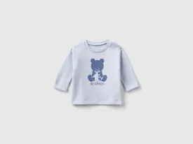 Organic cotton sweatshirt with print