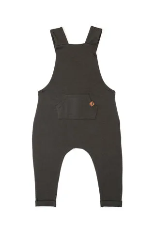 Organic Suspender Pants | Slate