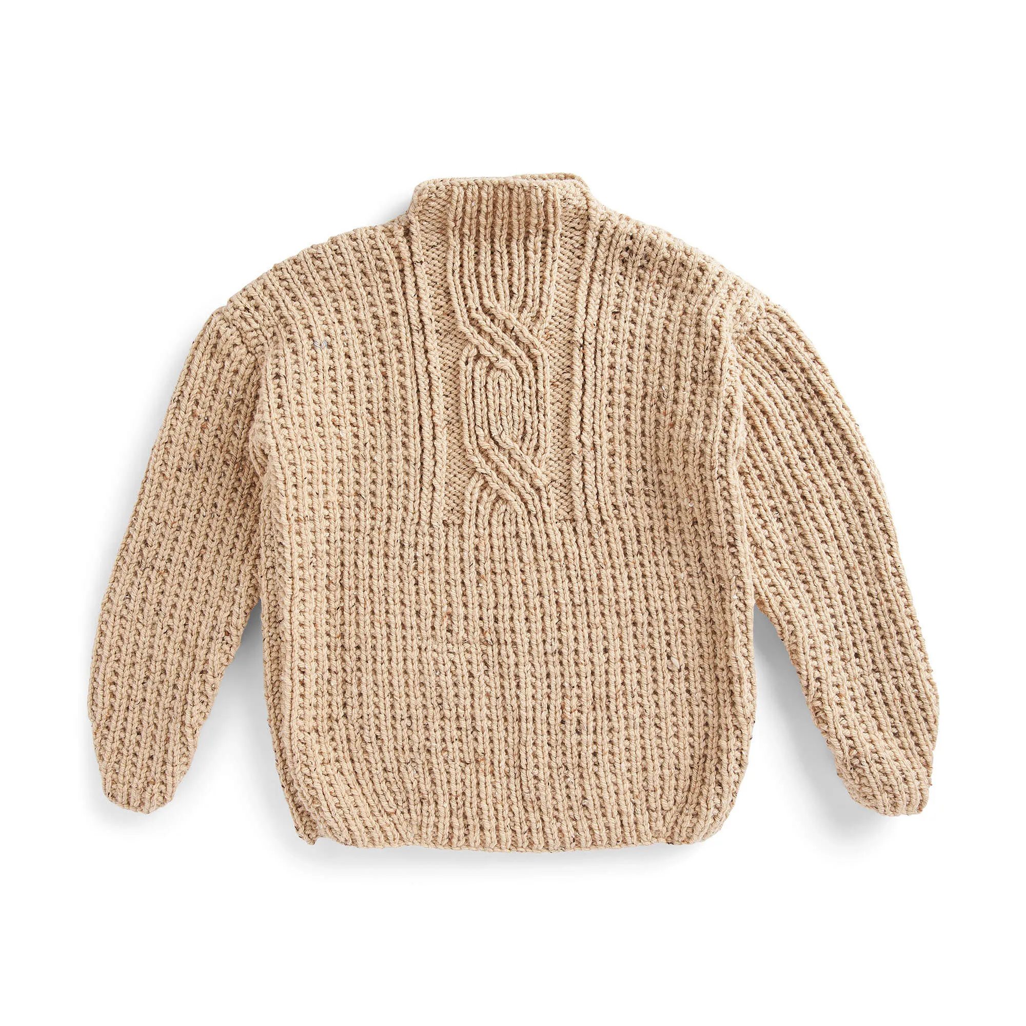 Patons Bellwoods Textures & Cables Knit Pullover