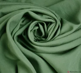 Plain Viscose Fabric - Elm Green