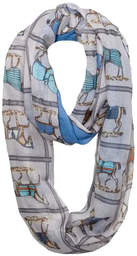 "Horses in Blankets" Infinity Scarves