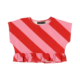 Rock Your Kid Candy Wrap Frill T Shirt
