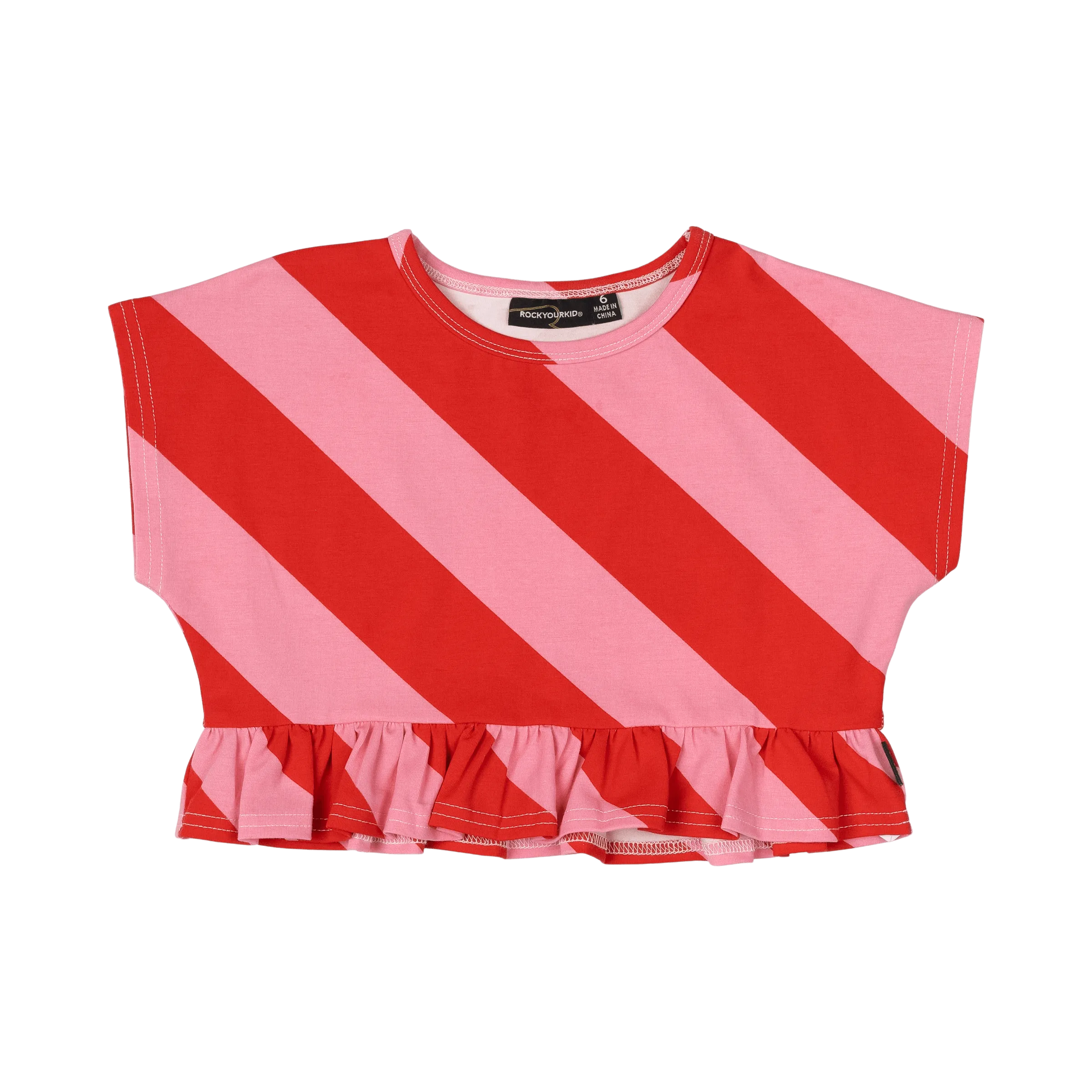 Rock Your Kid Candy Wrap Frill T Shirt