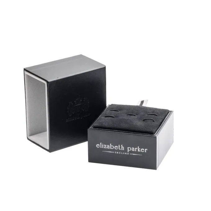 Solar Textures Grey Cufflinks
