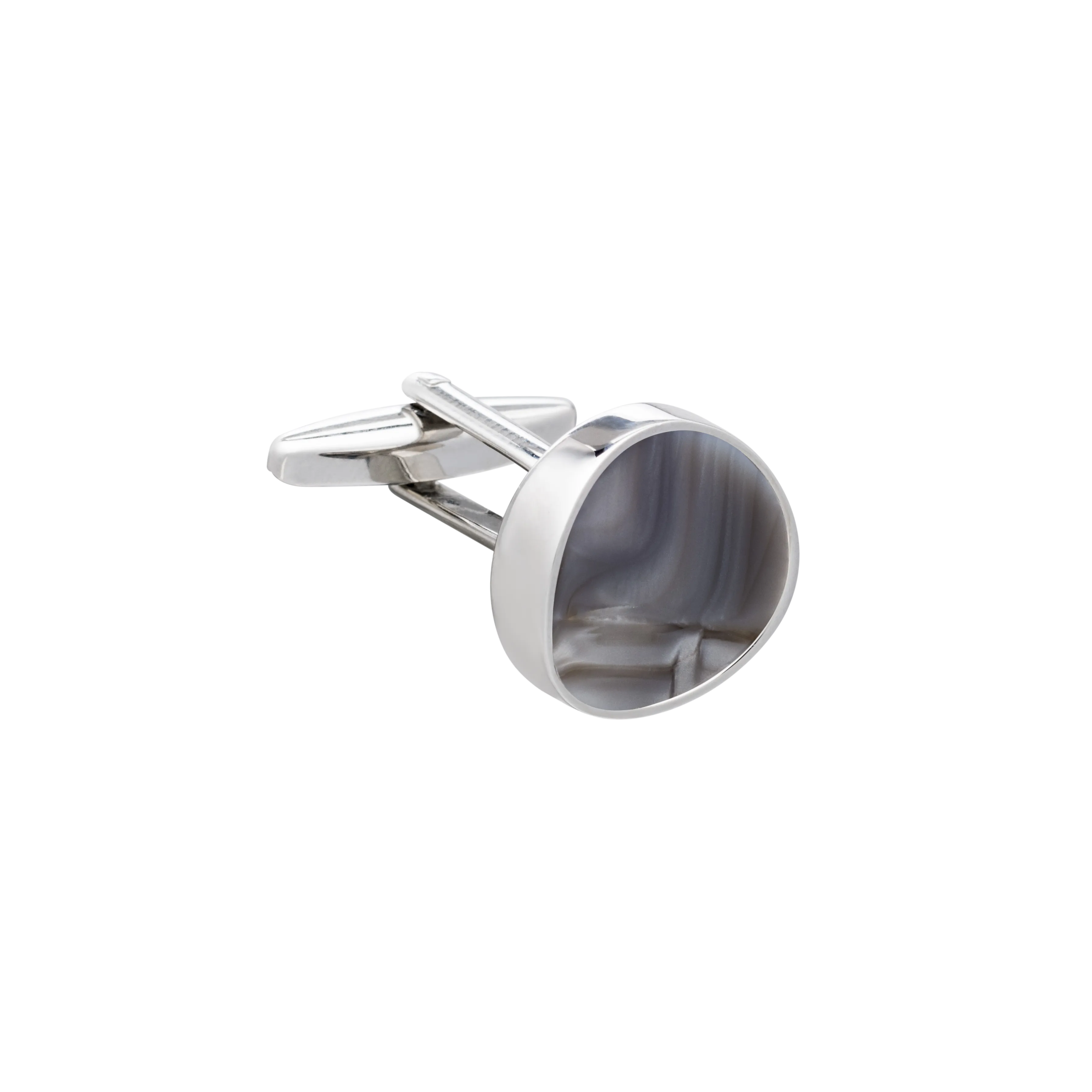 Solar Textures Grey Cufflinks