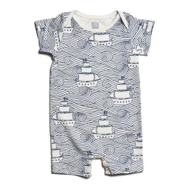 Summer Romper, High Seas Navy