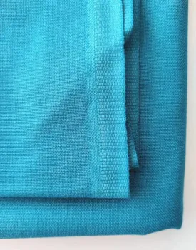 Teal Cotton Canvas Fabric