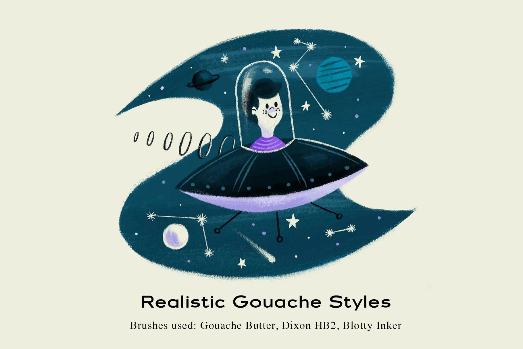 The Complete Mid-Century Brush Collection for Clip Studio Paint
